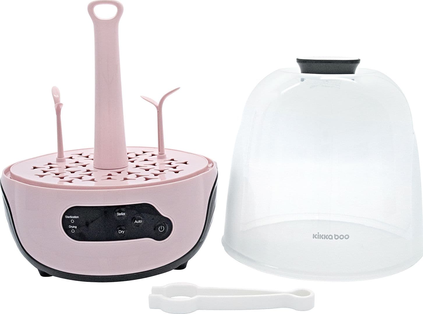 Sterilizzatore Kikkaboo con asciugatrice Twill Pink - 4
