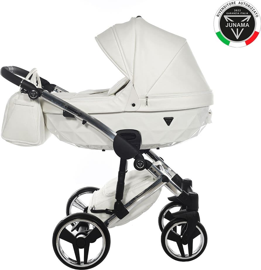 Diamond Individual V3 3 in 1 Pelle Bianco Telaio Cromato - 22