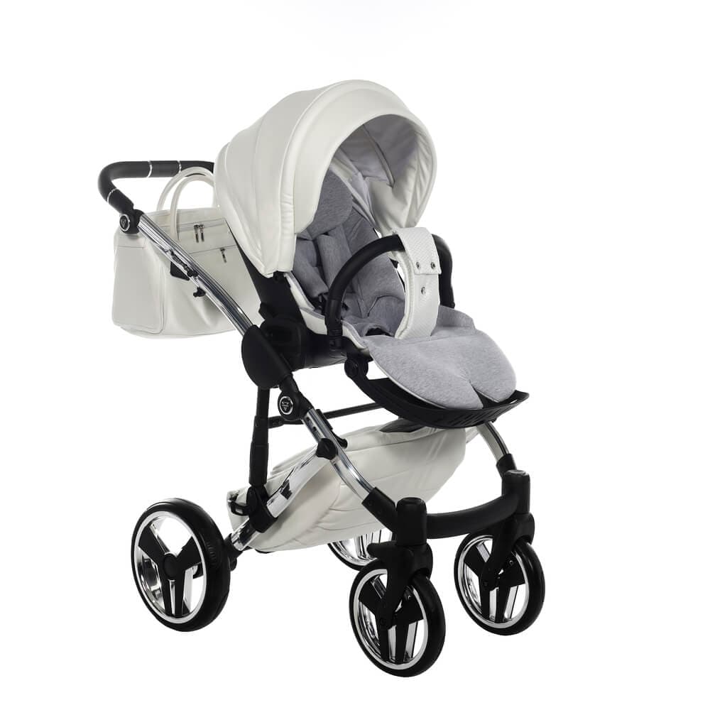Diamond Individual V3 3 in 1 Pelle Bianco Telaio Cromato - 25