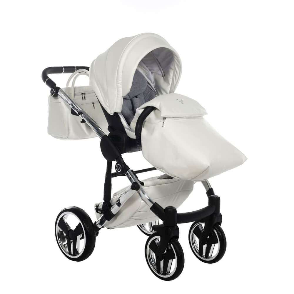 Diamond Individual V3 3 in 1 Pelle Bianco Telaio Cromato - 26
