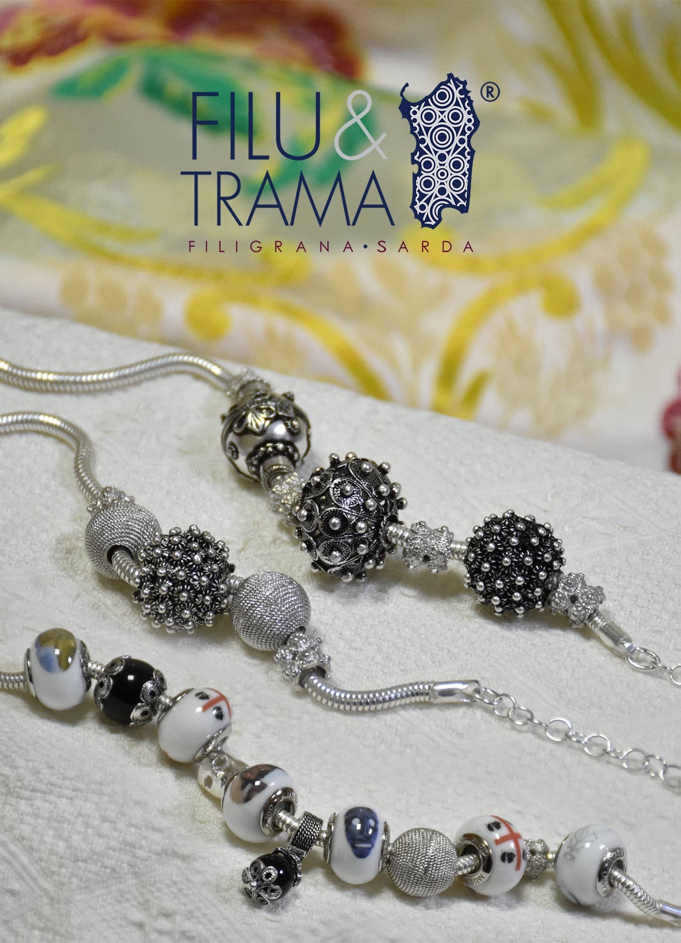 Bracciale Sardo Sa Sartiglia in Argento Sinnus - 9