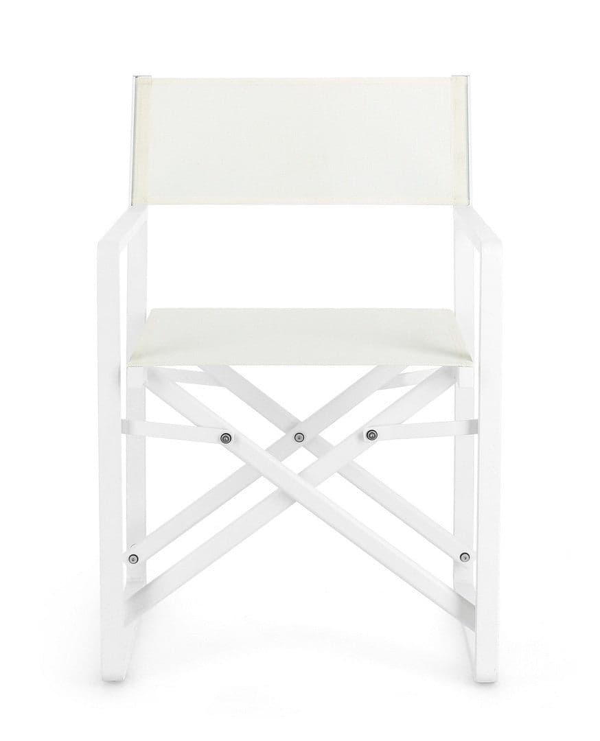 Sedia da regista "Konnor" struttura in alluminio, seduta in textilene, ideale per giardino in Sedie per tavolo da giardino Decor Space - Altamura, commercioVirtuoso.it