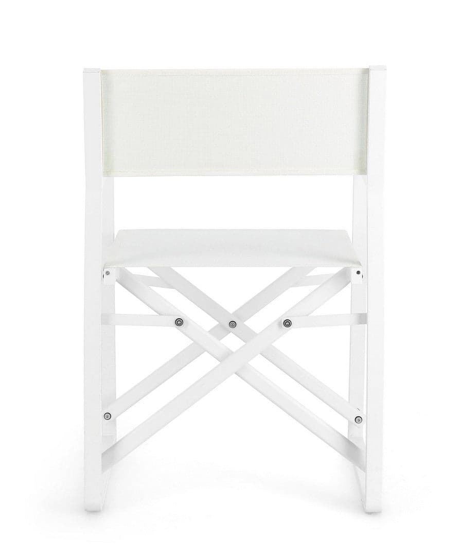 Sedia da regista "Konnor" struttura in alluminio, seduta in textilene, ideale per giardino in Sedie per tavolo da giardino Decor Space - Altamura, commercioVirtuoso.it