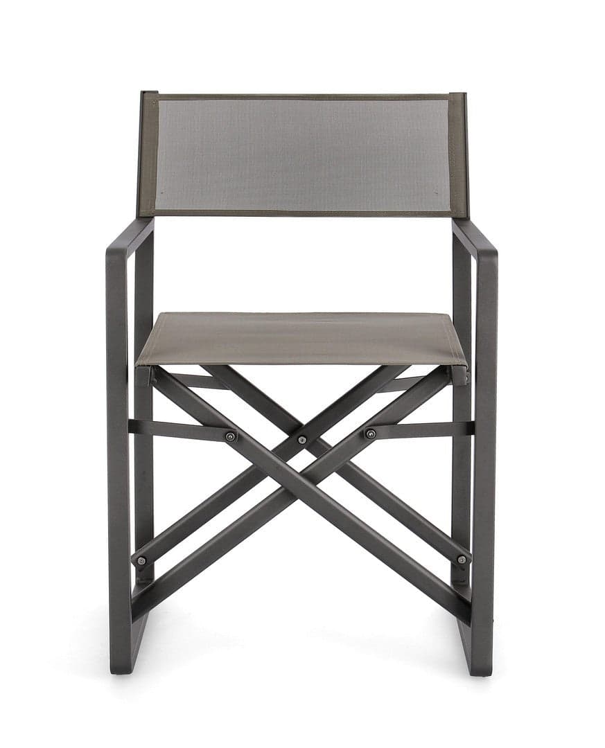 Sedia da regista "Konnor" struttura in alluminio, seduta in textilene, ideale per giardino in Sedie per tavolo da giardino Decor Space - Altamura, commercioVirtuoso.it