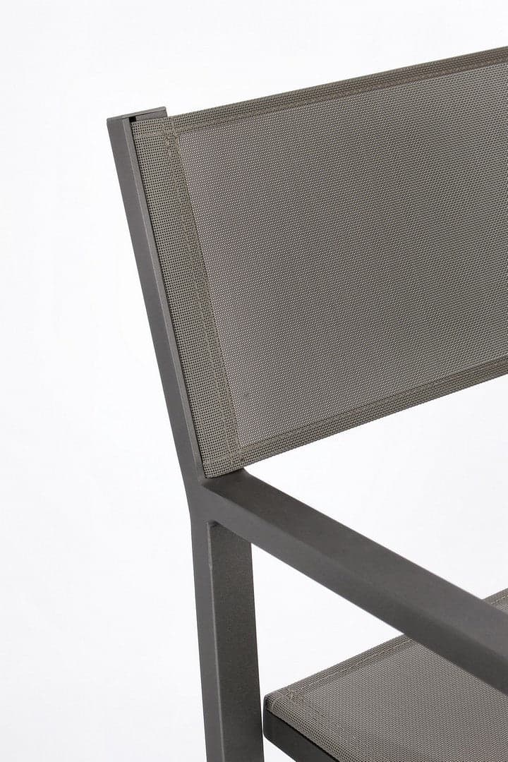 Sedia da regista "Konnor" struttura in alluminio, seduta in textilene, ideale per giardino in Sedie per tavolo da giardino Decor Space - Altamura, commercioVirtuoso.it