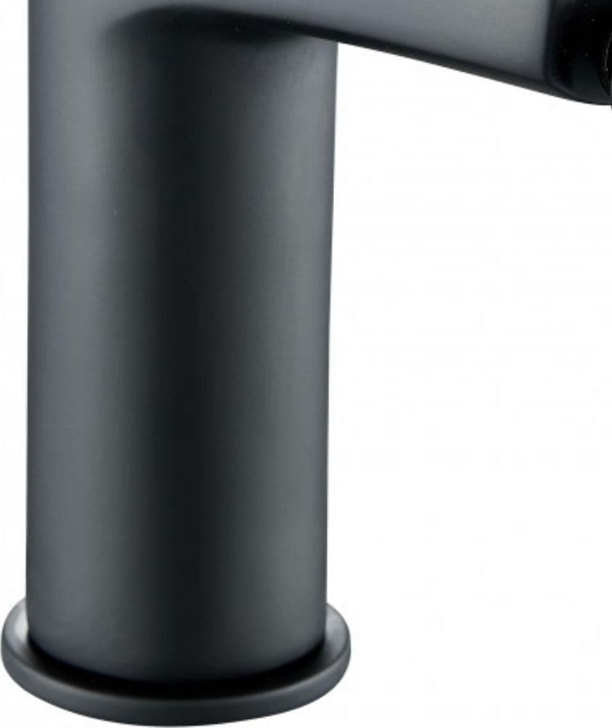 Miscelatore Rubinetto Africa per Bidet in Ottone Colore Nero Opaco con Piletta - 4