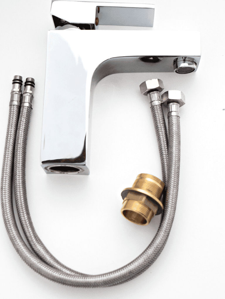 Miscelatore Rubinetto Lavabo da Bagno Erogazione con Aeratore Modello Spazio - 2