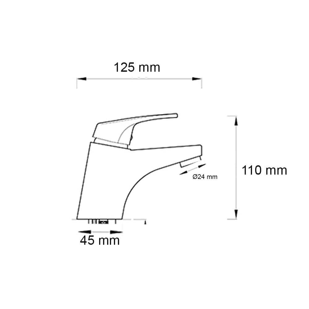 Coppia di Miscelatore Rubinetto Bidet e Miscelatore Lavabo Linea Europa Cromata - 5
