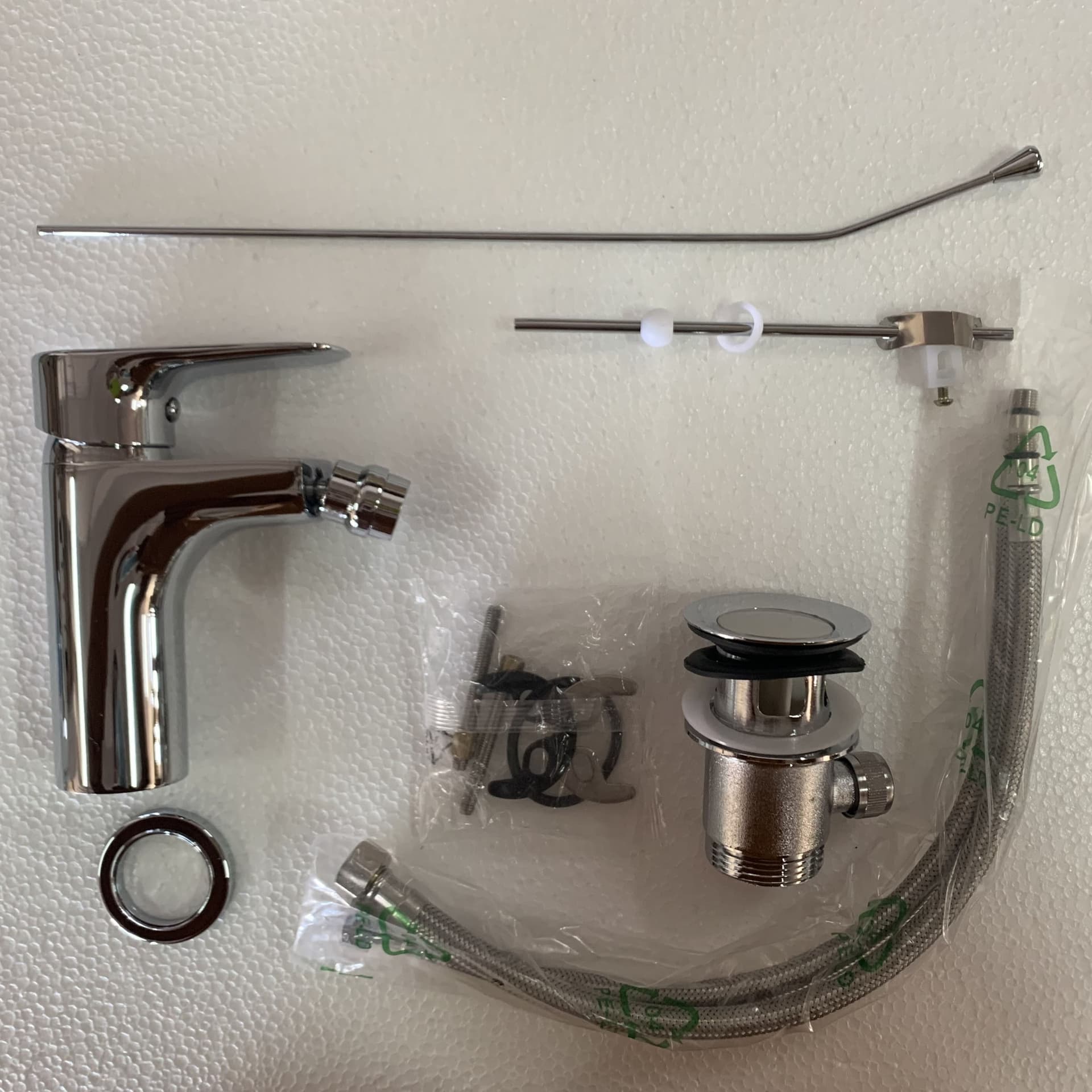 Ogomondo Miscelatore Rubinetto Bidet Italia Cromato Bagno Casa - 2