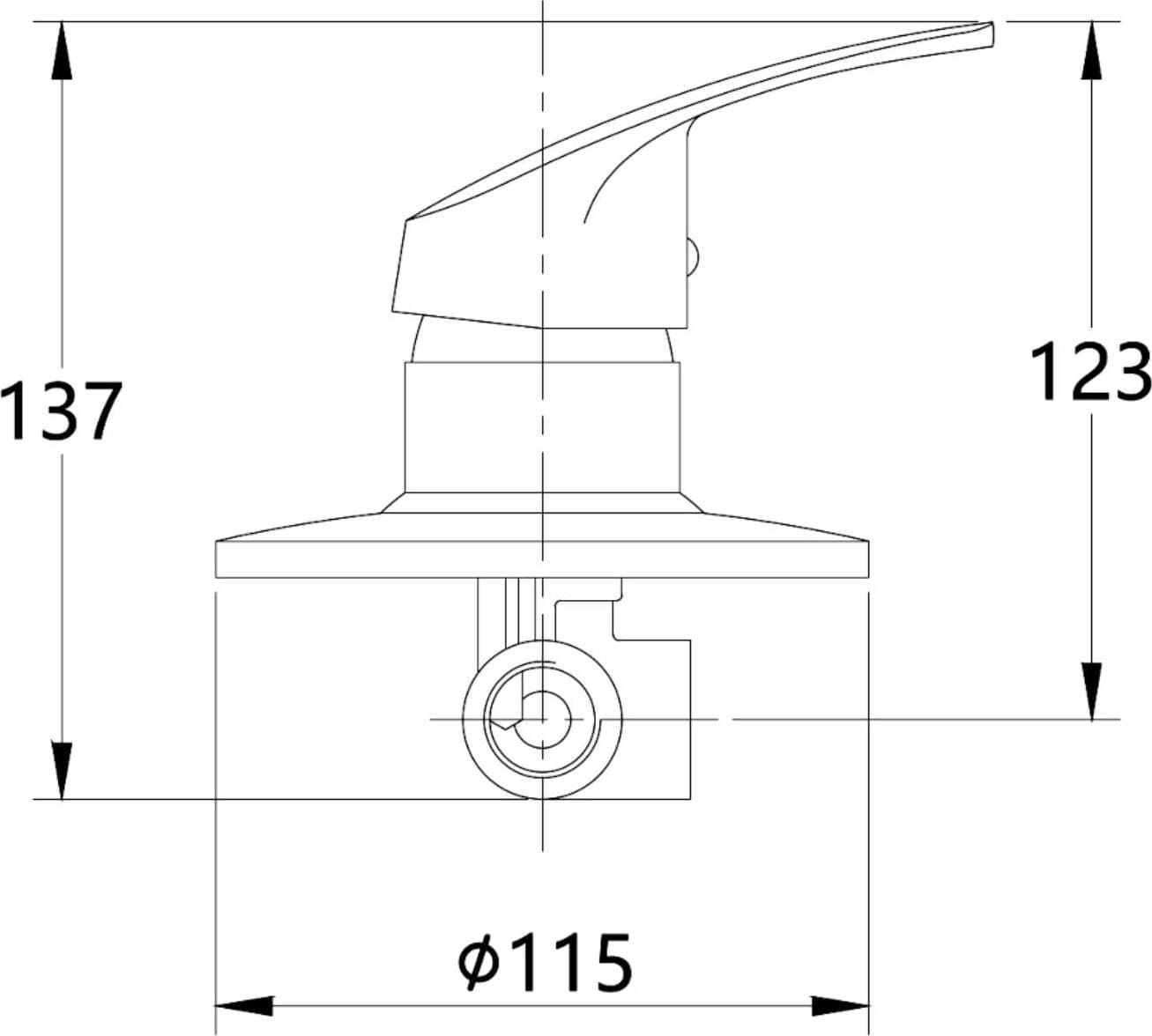 Miscelatore Doccia da Parete Europa ad Incasso Ottone Colore Cromato Bagno - 6
