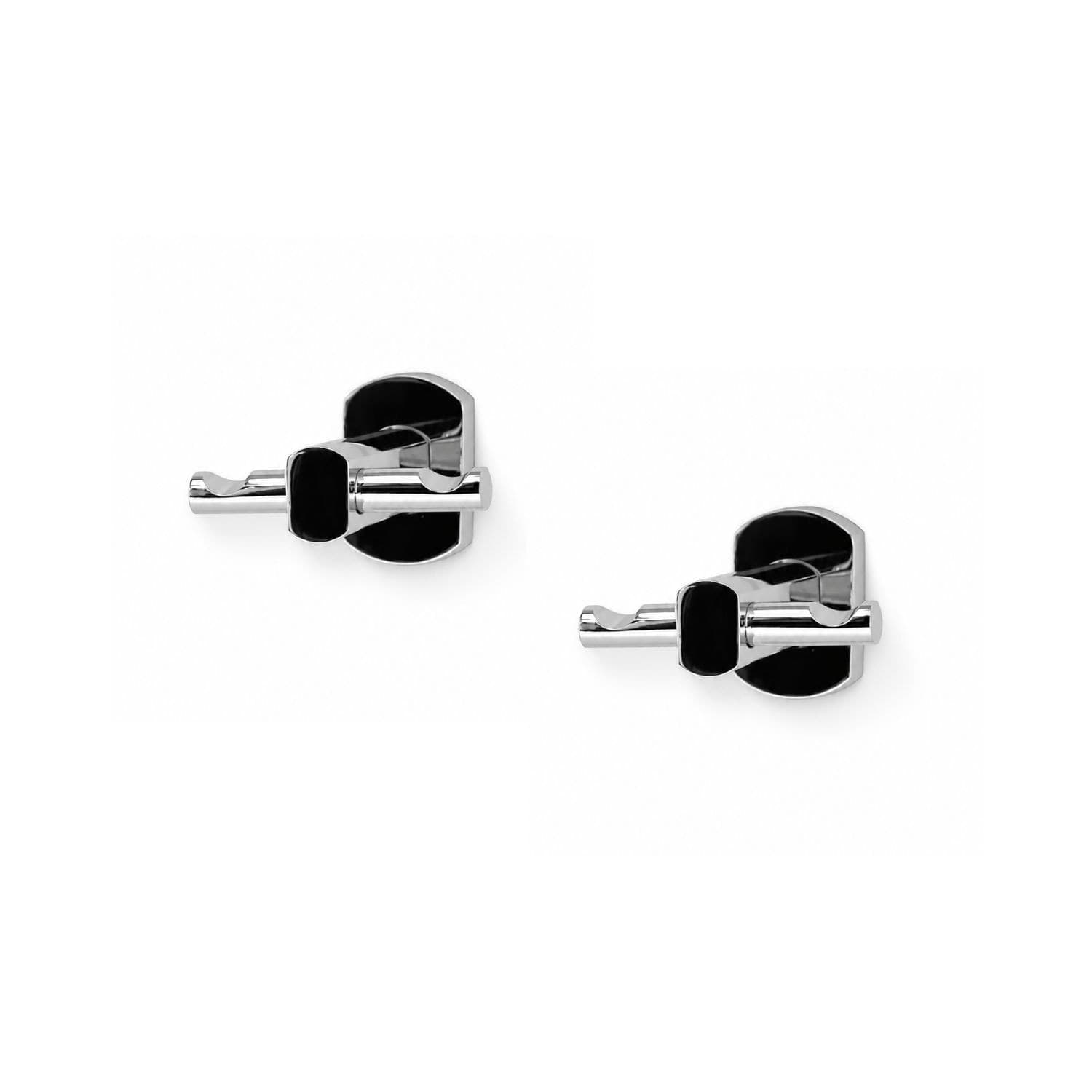 Set 9 Pezzi Accessori da Bagno Gold Acciaio Cromato - 4