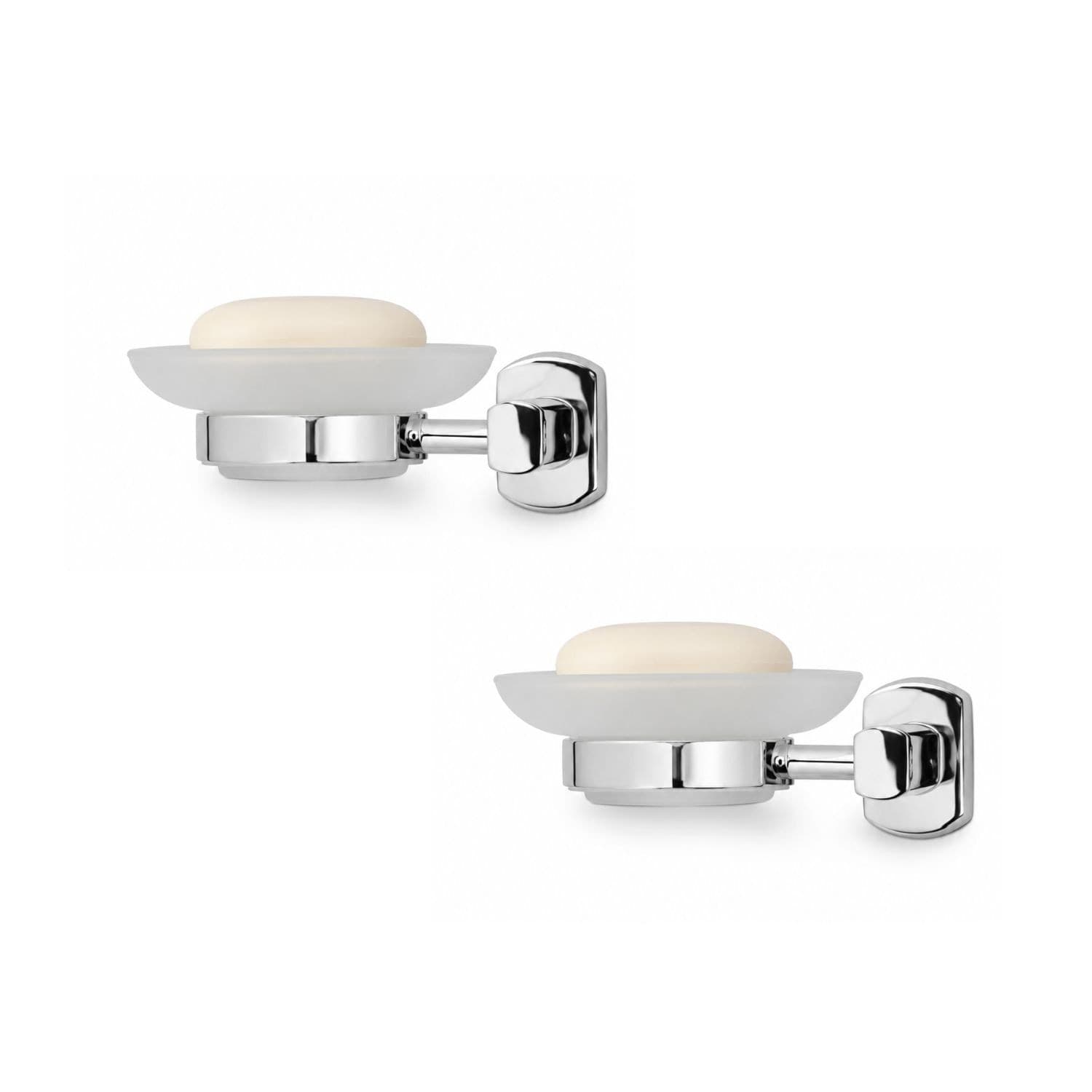 Set 9 Pezzi Accessori da Bagno Gold Acciaio Cromato - 8