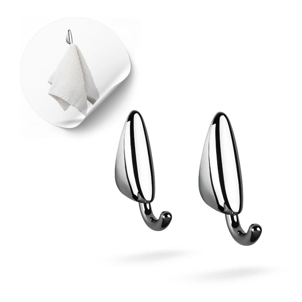 Set 9 Pezzi Accessori da Bagno Odissea Acciaio Cromato dal design moderno - 4