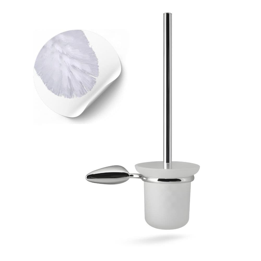 Set 9 Pezzi Accessori da Bagno Odissea Acciaio Cromato dal design moderno - 6