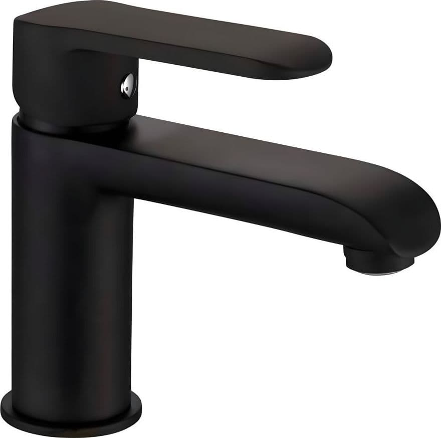 Coppia di Miscelatore Rubinetto Bidet e Miscelatore Lavabo Linea Puma Nero Opaco - 14