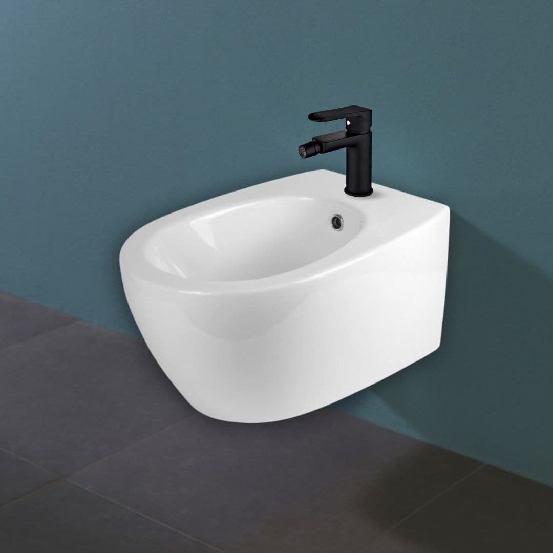 Tris Rubinetti Miscelatori Bidet Lavabo Doccia ad incasso Linea Puma Nero Opaco - 13