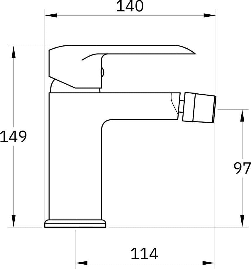 Tris Rubinetti Miscelatori Bidet Lavabo Doccia ad incasso Linea Puma Nero Opaco - 10