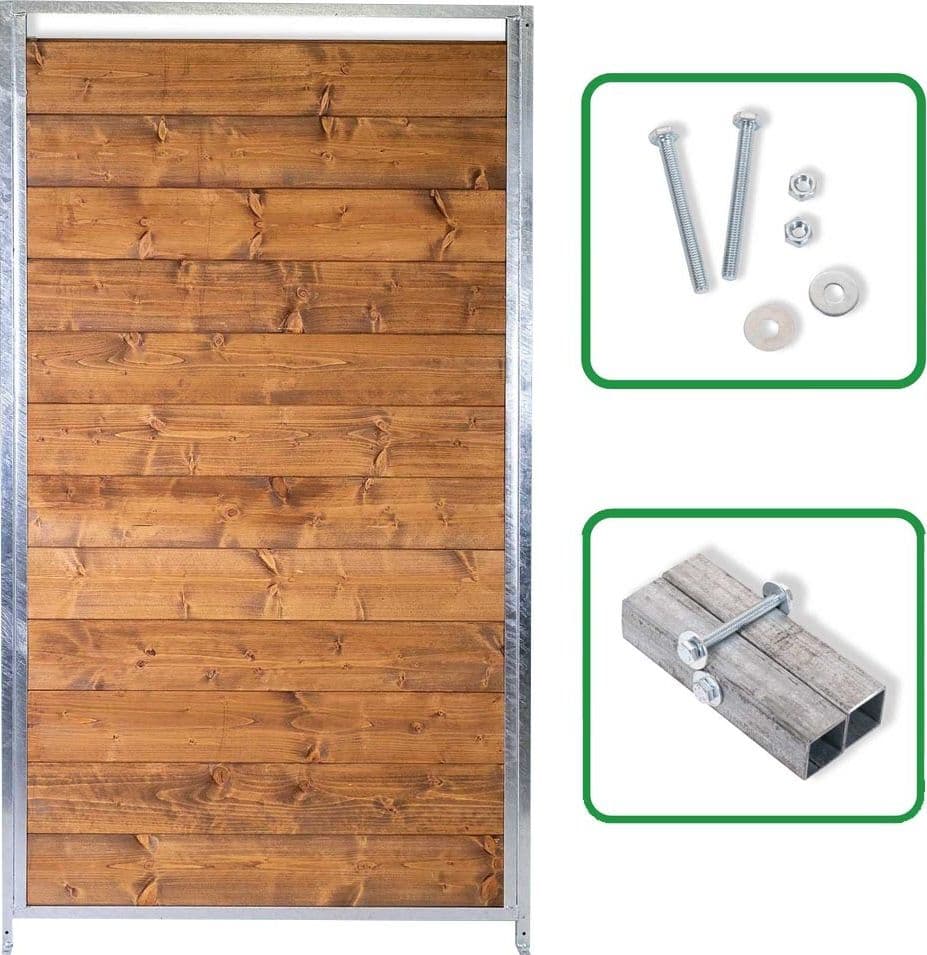 Pannello di Isolamento in Legno Zincatura Elettrolitica da 1xh1,80 Metri - 6