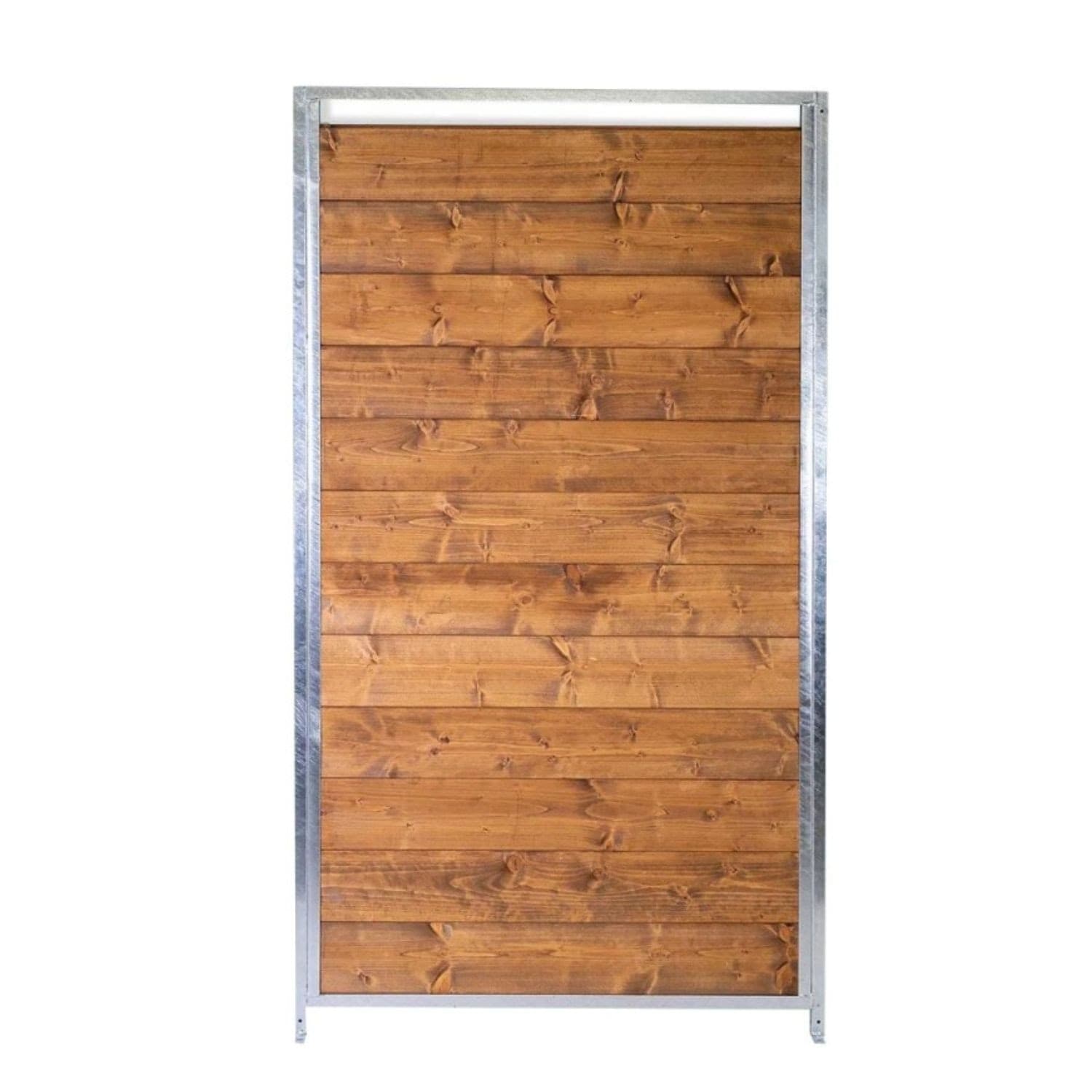 Box per Cani da Esterno Coperto e Retro in Legno Zincatura Elettrolitica da 200x300xh180 Cm - 9