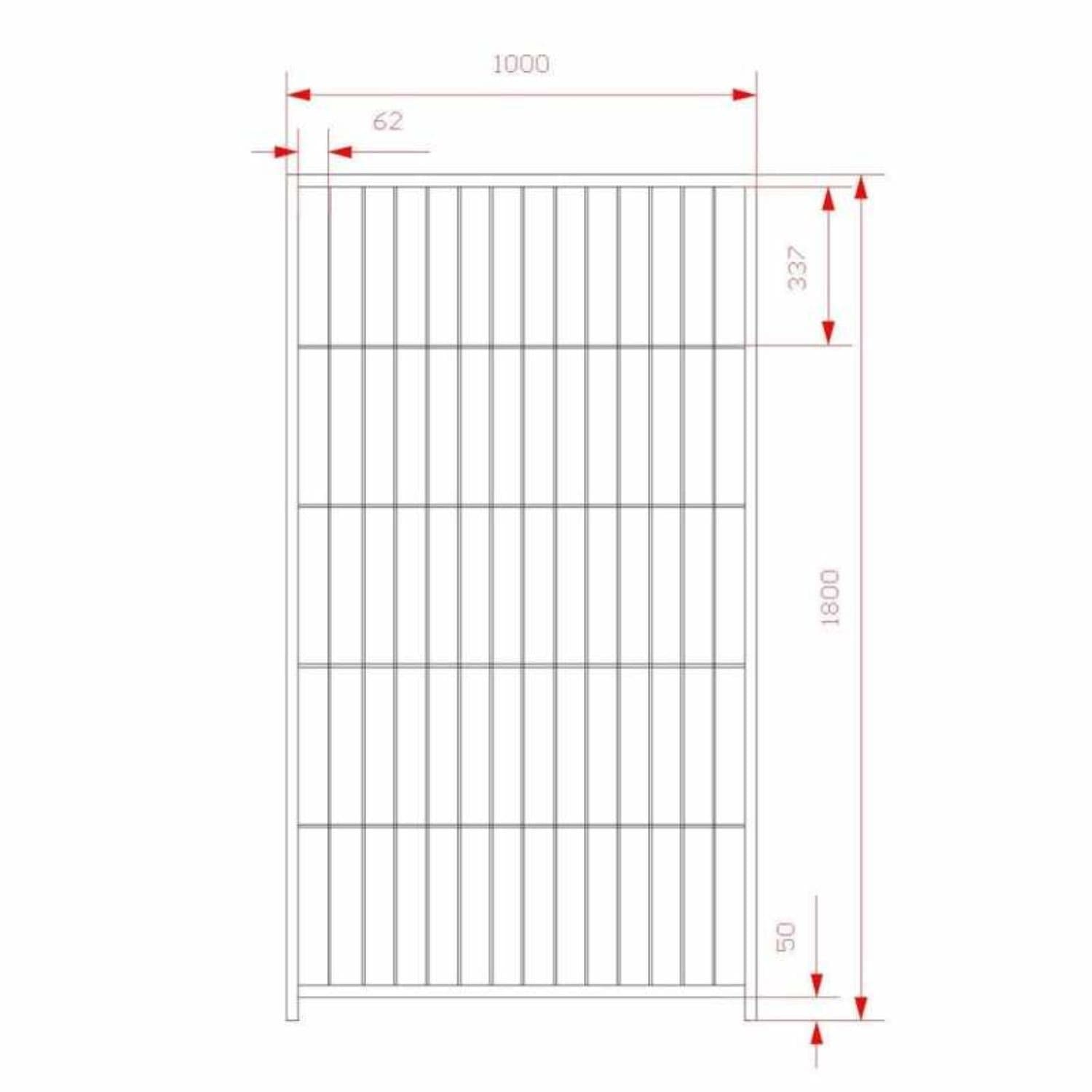Box per Cani da Esterno Coperto e Retro in Legno Zincatura a Caldo da 200x300xh180 Cm - 8