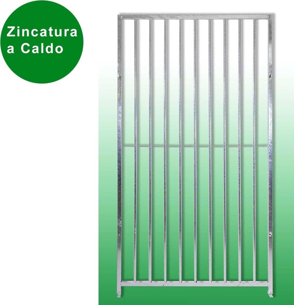 Pannello di Recinzione Tubolare con Zincatura a Caldo da 1xh1,80 Metri - 7