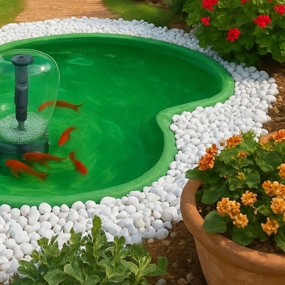 Laghetto da Giardino Caldonazzo Litri 120 Dimensioni 110x78xh28 - 6