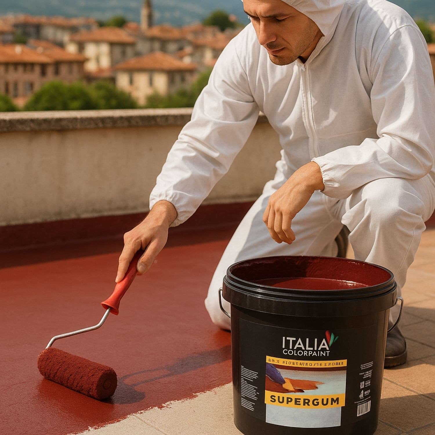 Italia Colorpanit Guaina Impermeabilizzante Supergum Elastomerica Fibrata - 23
