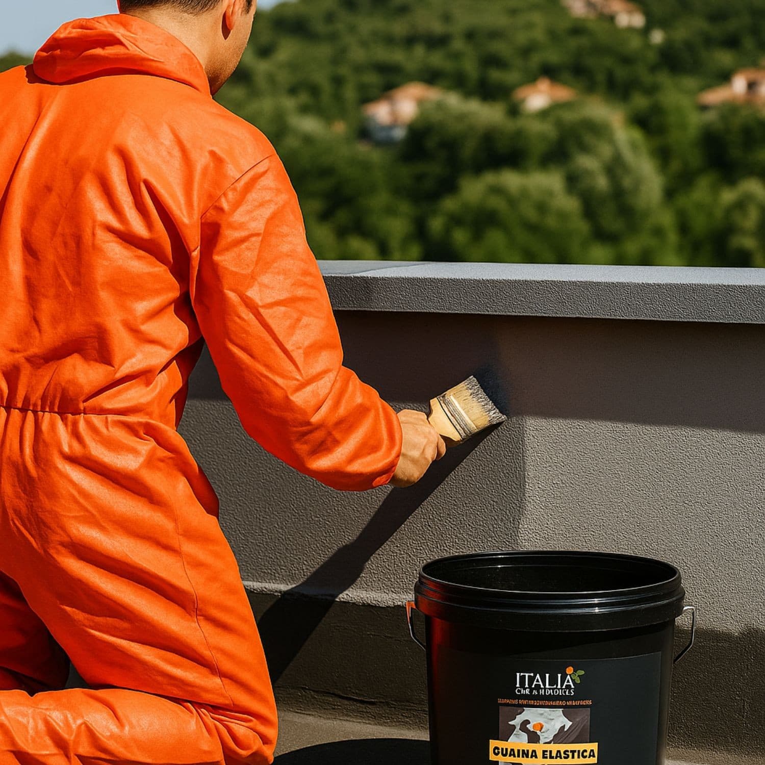 Italia Colorpaint Guaina Liquida Elastica Protettivo Elastomerico per Terrazze - 15