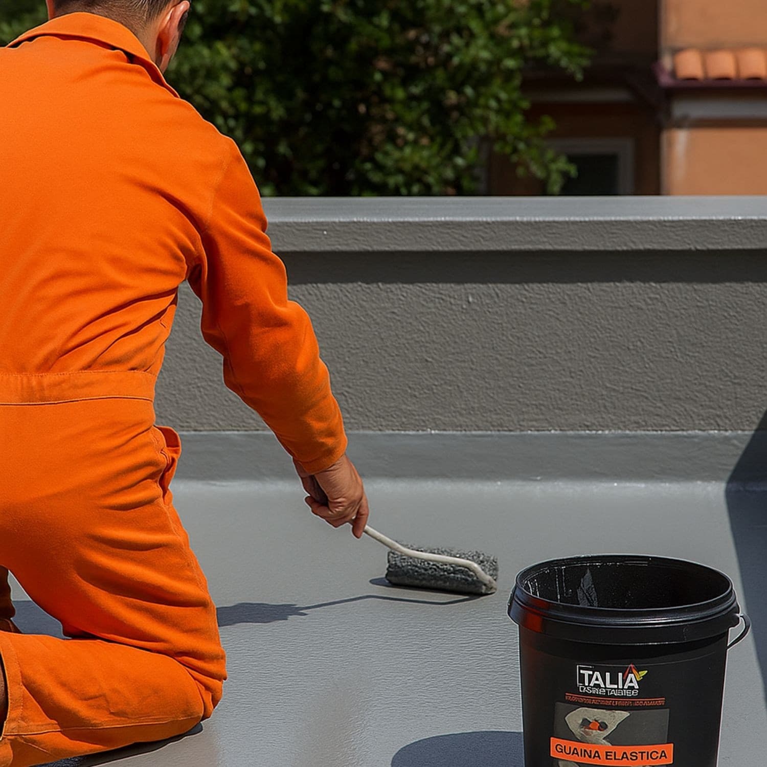 Italia Colorpaint Guaina Liquida Elastica Protettivo Elastomerico per Terrazze - 17
