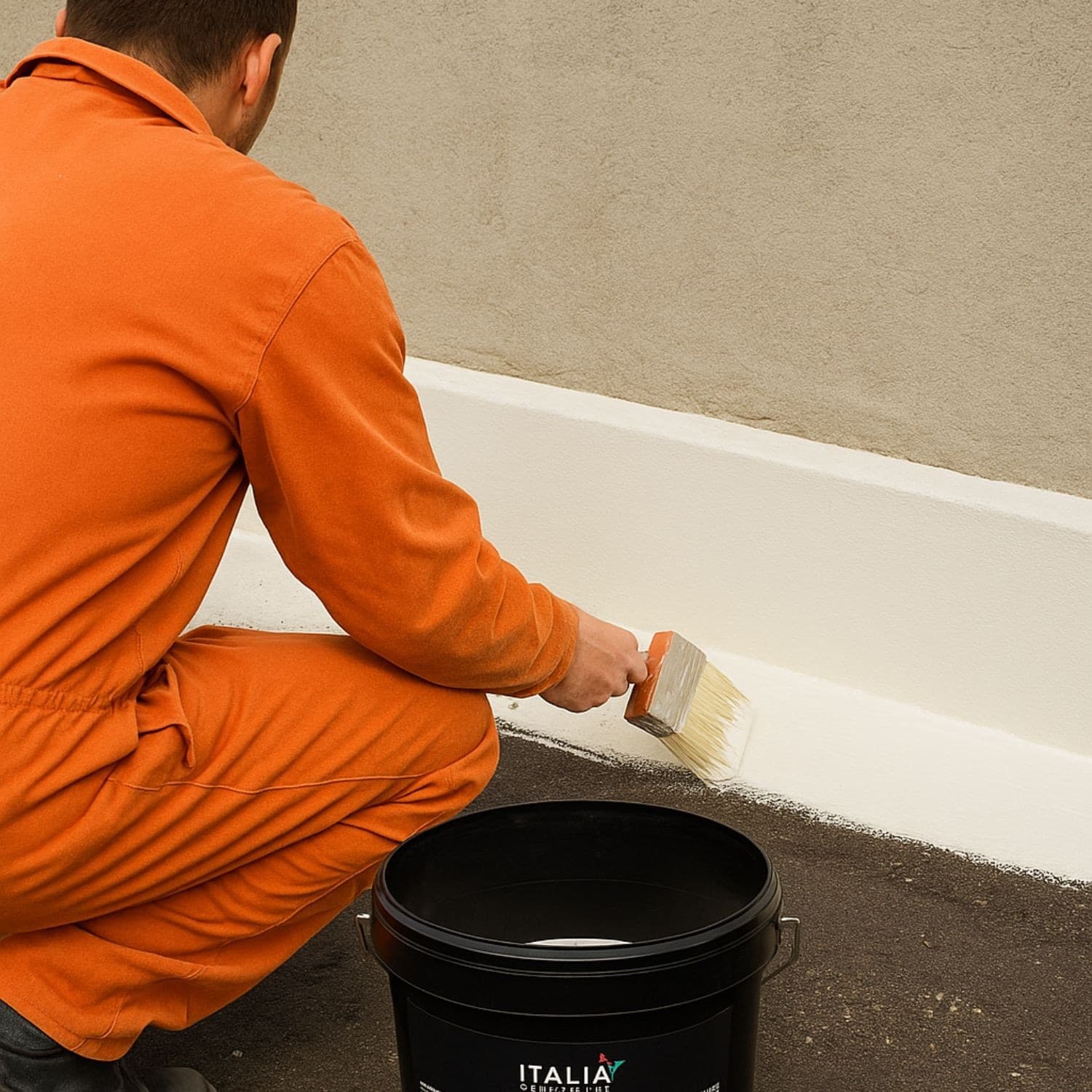 Italia Colorpaint Guaina Liquida Elastica Protettivo Elastomerico per Terrazze - 3