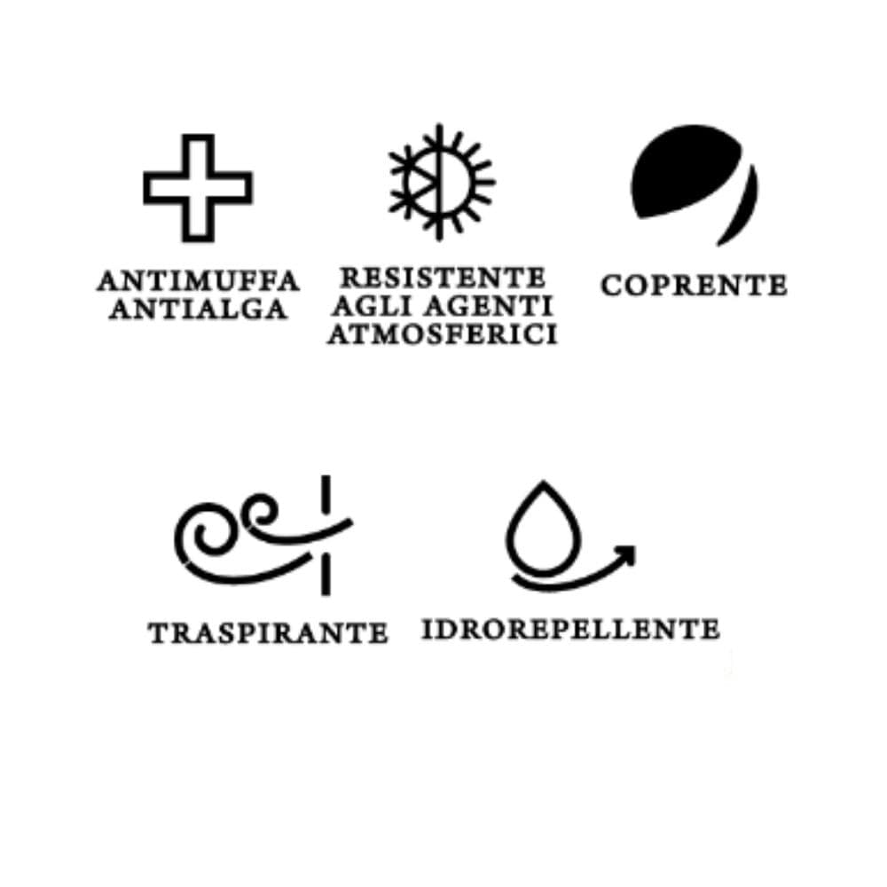 Mediterraneo Ponente Idropittura Acrilsilossanica liscia Protettivo Antialga - 3