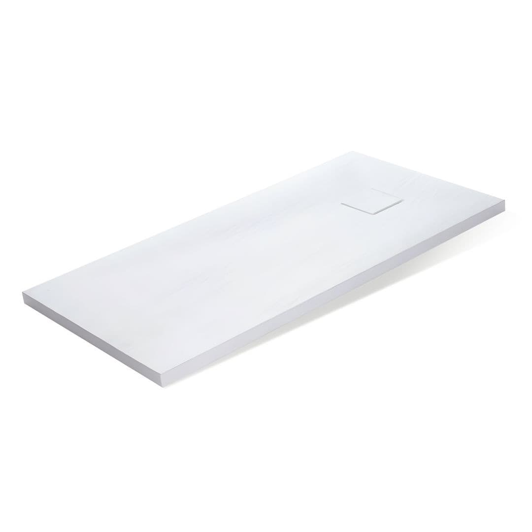 Piatto Doccia Bianco Mineral Marmo Resina Antiscivolo h4 cm - 7