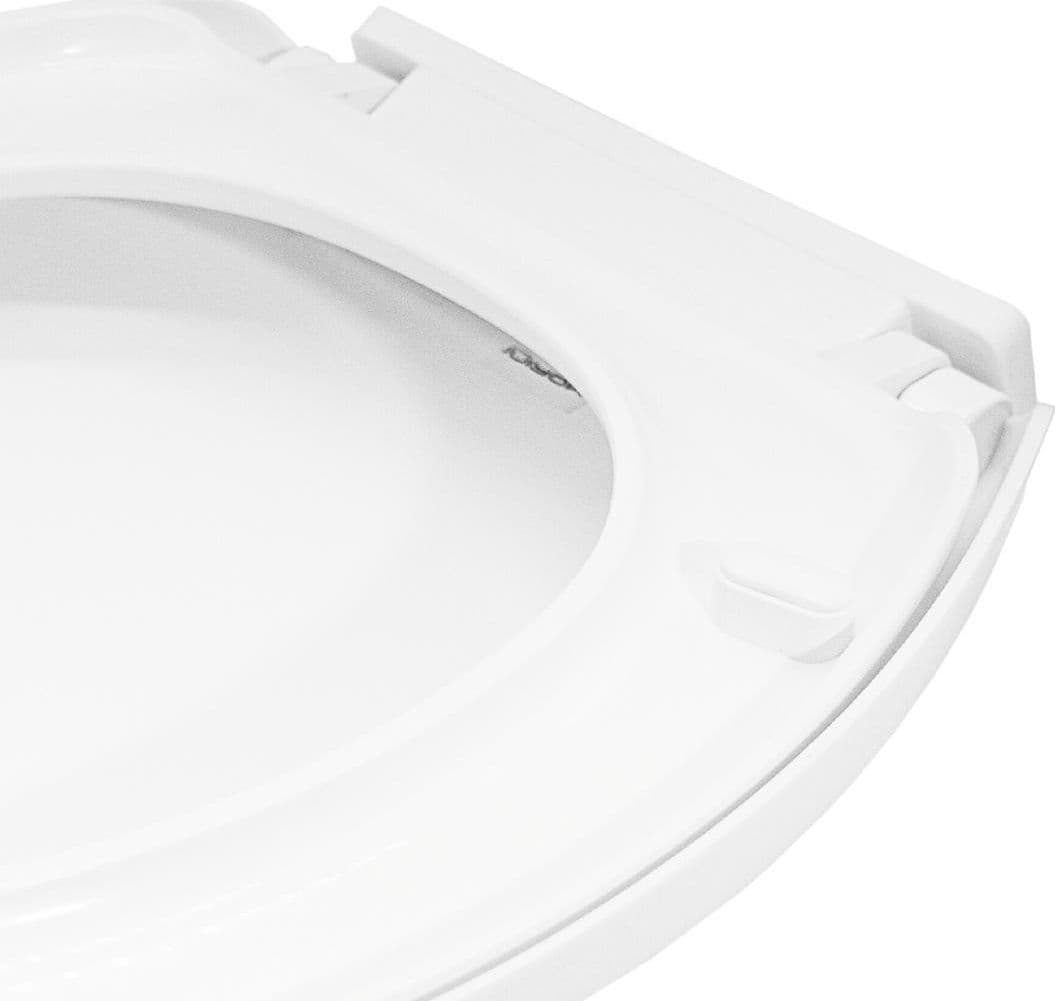 Ogomondo Copriwater Sedile Bianco Universale in Polipropilene Soft Closing - 6
