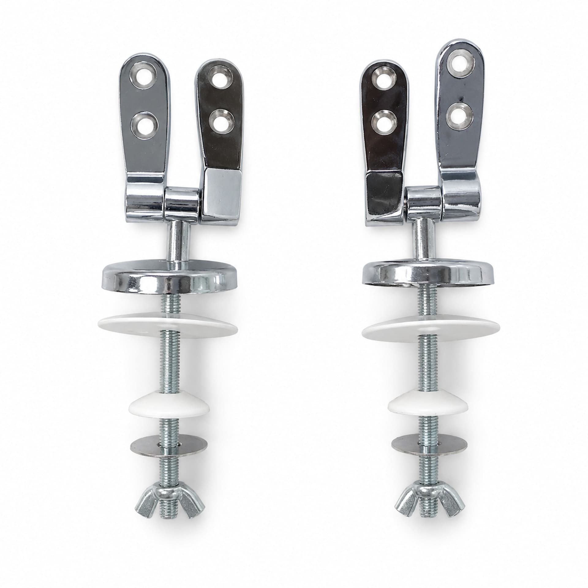 Coppia Di Cerniere Per Sedile Copri Wc Installazione Standard - 3