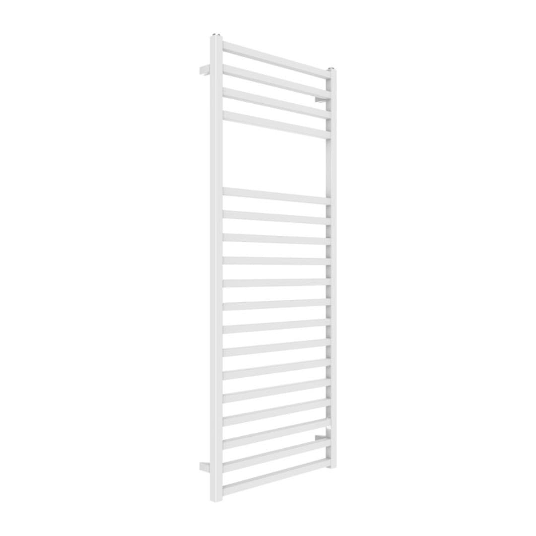 Termoarredo Bagno Scaldasalviette Forma Square Bianco Opaco Profilo Quadro - 38