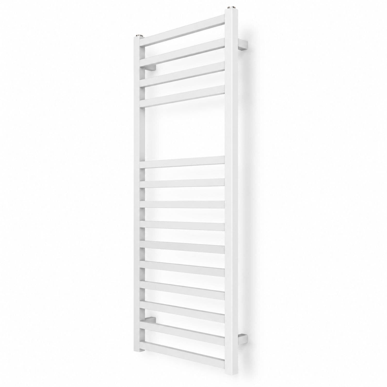 Termoarredo Bagno Scaldasalviette Forma Square Bianco Opaco Profilo Quadro - 12