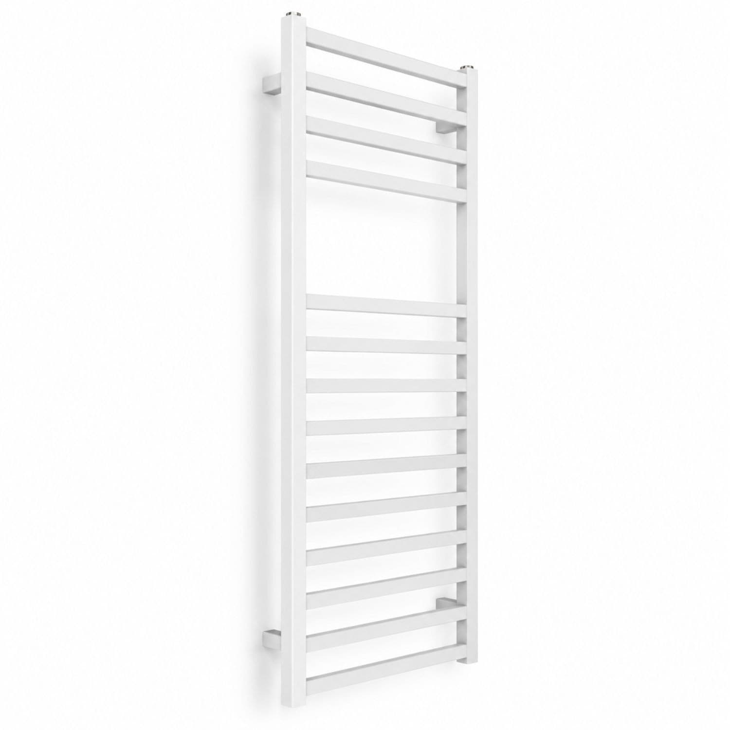 Termoarredo Bagno Scaldasalviette Forma Square Bianco Opaco Profilo Quadro - 27