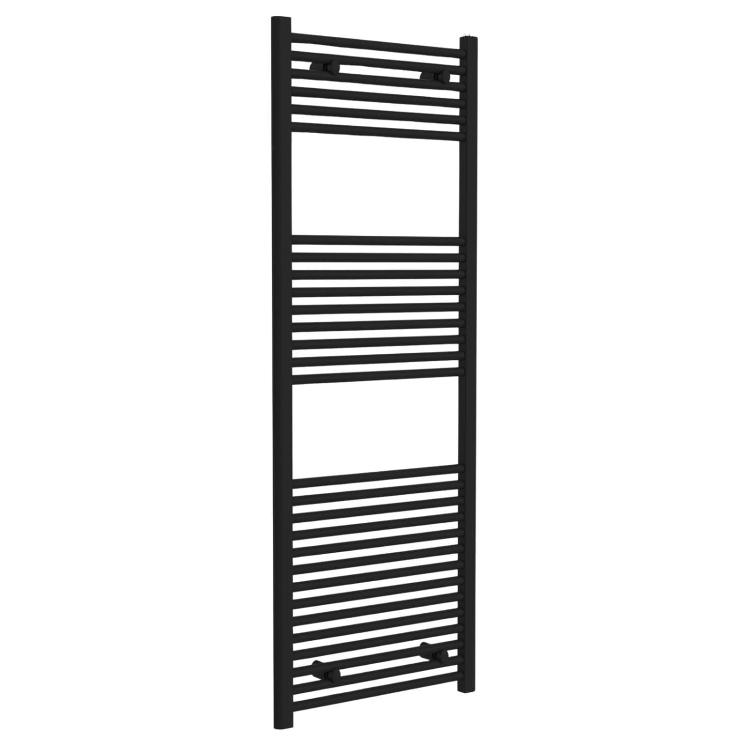 Termoarredo Bagno Scaldasalviette In Acciaio Nero Opaco - 40