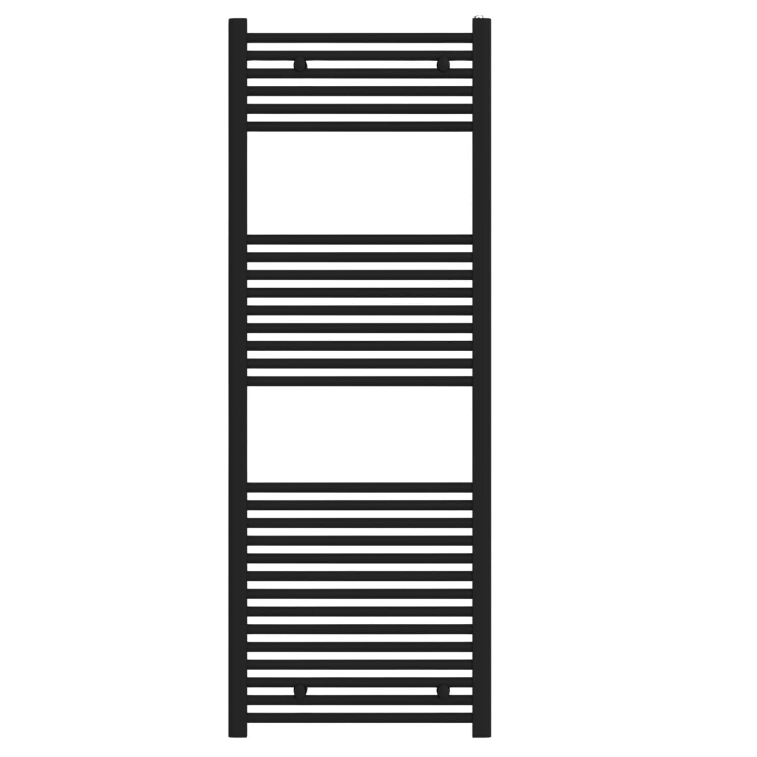Termoarredo Bagno Scaldasalviette In Acciaio Nero Opaco - 41