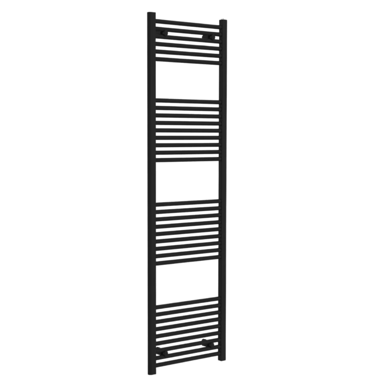Termoarredo Bagno Scaldasalviette In Acciaio Nero Opaco - 47