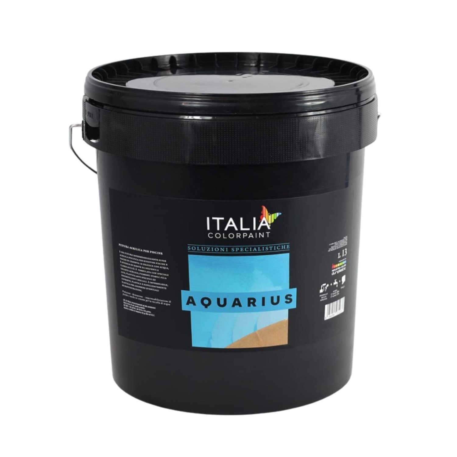 Idropittura Acrilica Specifica per Piscine in Cemento Aquarius - 11