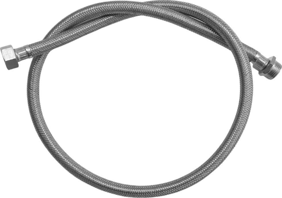 Flessibile Acciaio Inox Maschio Femmina 1/2 Pollice Lunghezza cm 100 - 2