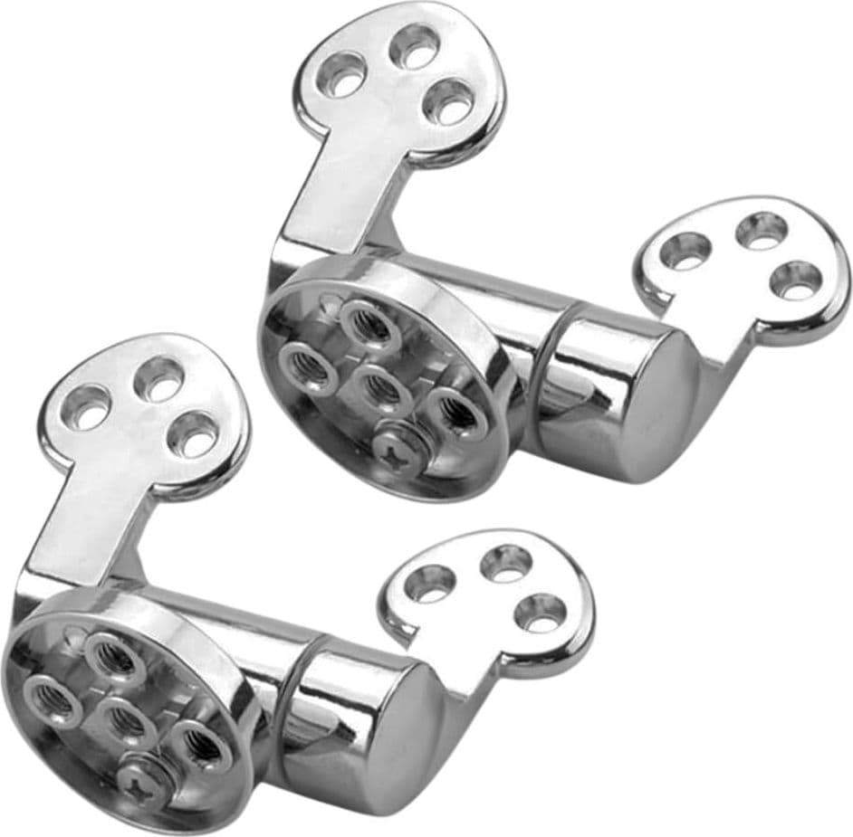 Ogomondo Cerniere Cromate Sedile WC Copriwater Staffe Frizionato Soft Chiusura Rallentata - 2