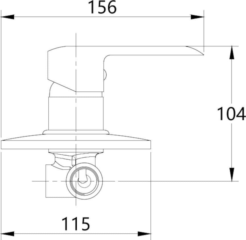 Tris Rubinetti Miscelatori Bidet Lavabo Doccia ad incasso Linea America Cromata - 4
