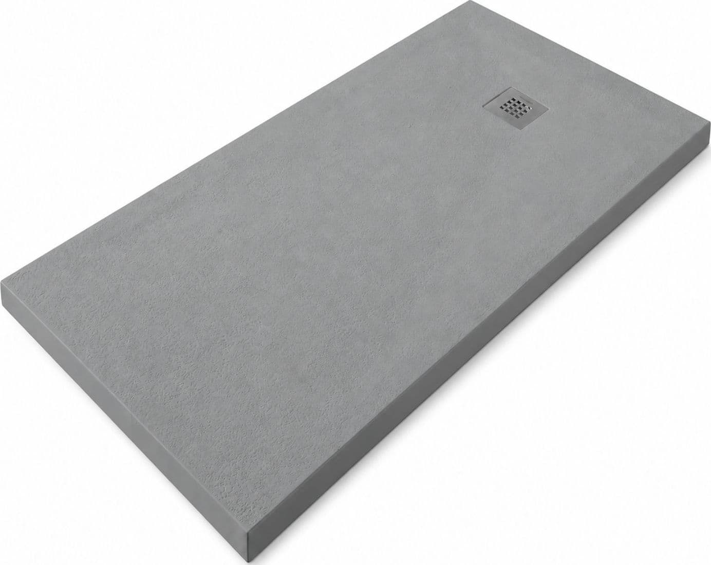 Piatto Doccia Grigio Mineral Marmo Resina Antiscivolo h 3,5 cm - 6