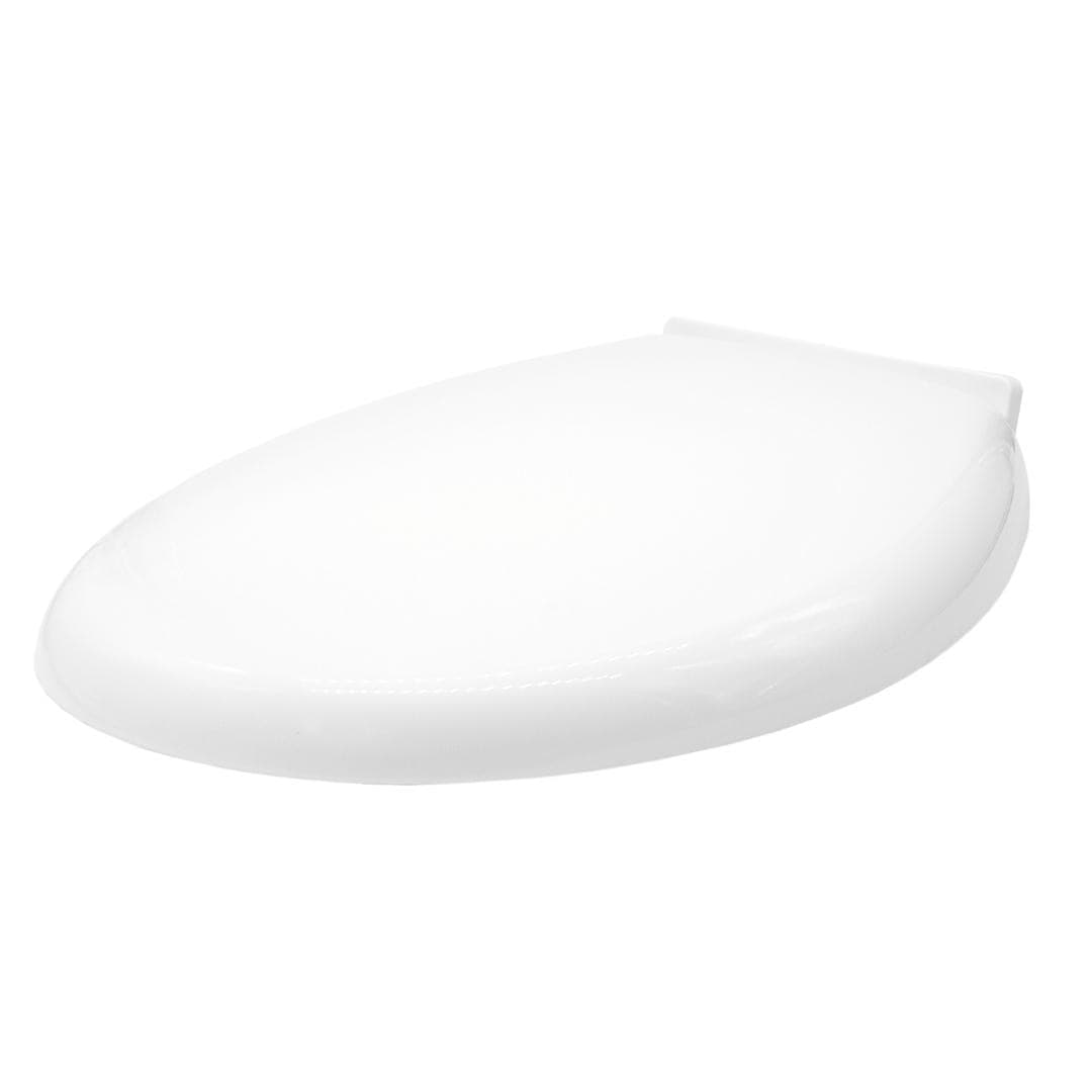 Sedile Wc Copri Water Tavoletta Vaso Universale Bianco Polipropilene PP Sistema Soft Closing Bagno - 6