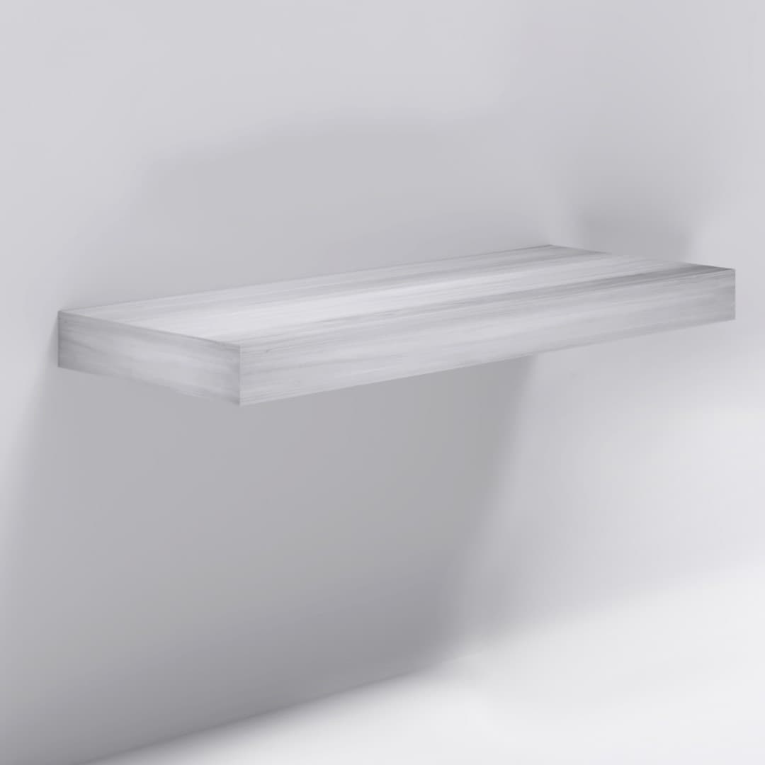 Mensolone in laminato sospeso per lavabi da appoggio arredo bagno MADE IN ITALY - 40