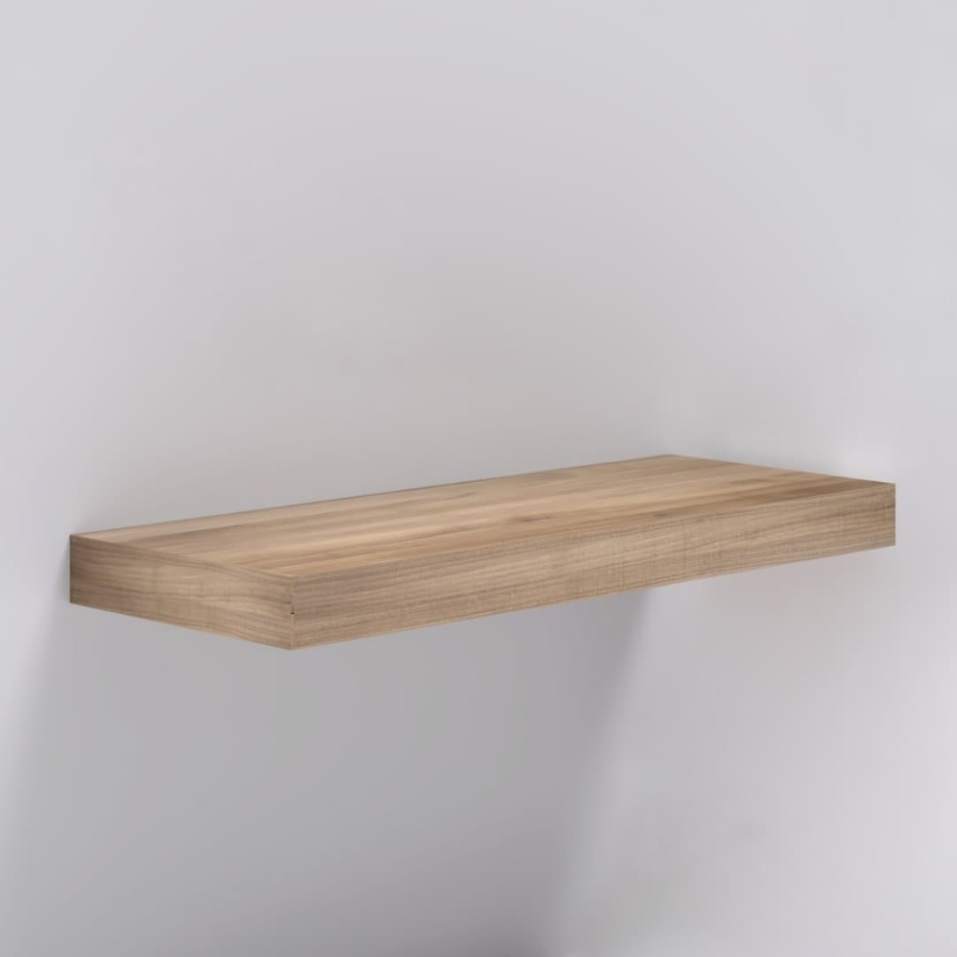 Mensolone in laminato sospeso per lavabi da appoggio arredo bagno MADE IN ITALY - 37