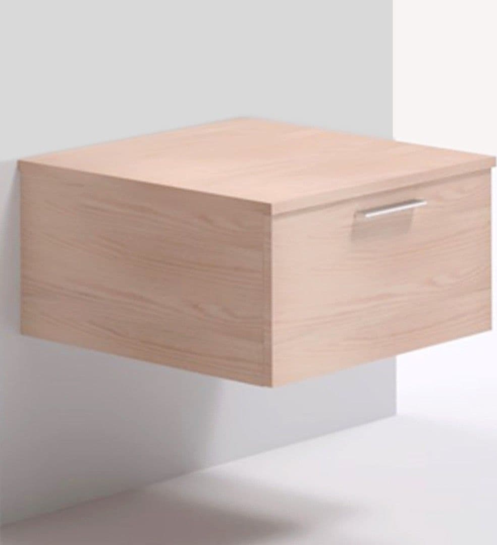 Ogomondo Cassettiera in laminato sospesa per Mensoloni da appoggio MADE IN ITALY – 1 pz., Frassino Tranchè – tavolo
