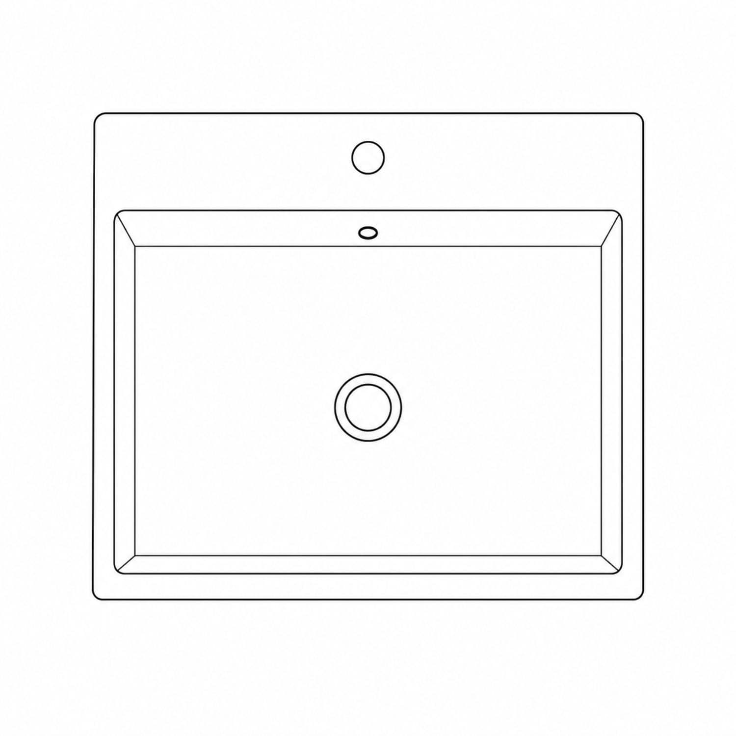 Lavabo Da Appoggio In Ceramica Bianco Lucido Per Arredare Il Bagno - 14